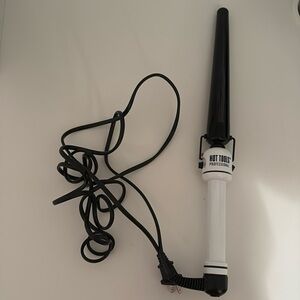 Hot Tooks Professional Nano Ceramic Extra Long Tapered Curling Iron, .74-1.25 in